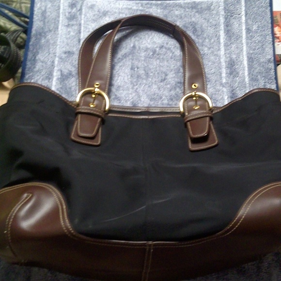 Simply Go Black and Brown Shoulder Bag - Picture 1 of 6